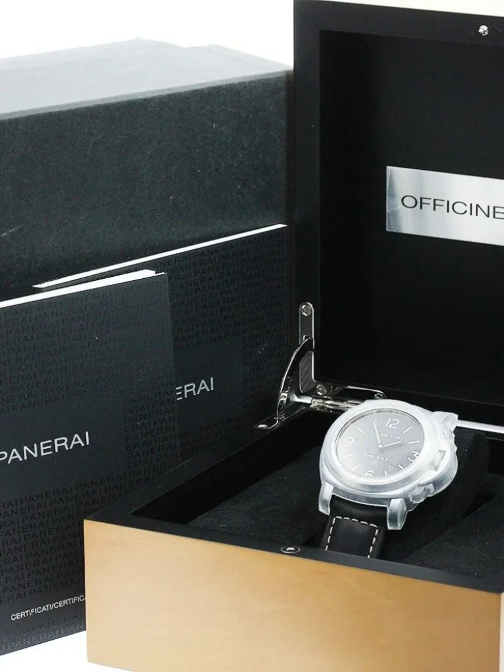 PANERAI Luminor base logo PAM00774 black Dial Hand Winding Men's Watch_965765